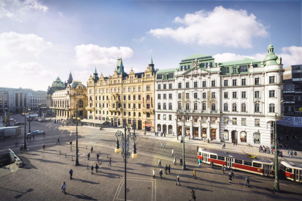 NR7 na Náměstí Republiky ožívá: Ke Scott.weber workspace a Starbucks míří Popeyes a Burger King